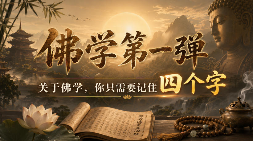 付费文章：佛学第一弹，关于佛学，你只需要记住四个字-智点网