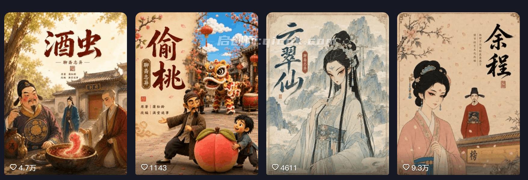 AI志怪国风动漫解说教学，剧本、分镜、生图、配音、剪辑一站式教学，抖音10W粉丝博主满堂诡事课程