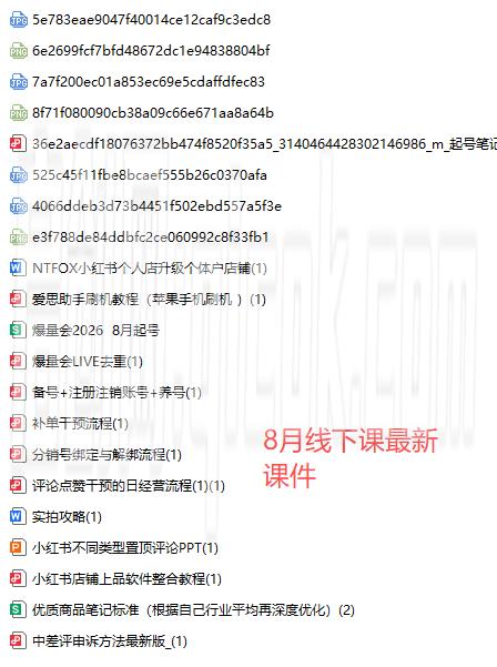 戴小胖-2026小红书爆量会8月28-30号线下课【9月17更新线上课】(价值6980元)