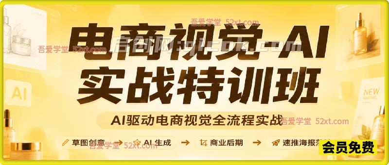 《电商视觉-AI实战特训班》总第55期——AI驱动电商视觉全流程实战-智点网