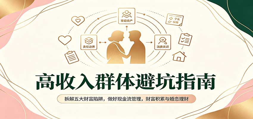高收入群体避坑指南:拆解五大财富陷阱,做好现金流管理,财富积累与婚恋理财-智点网