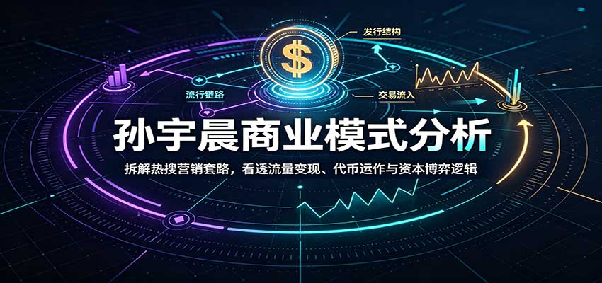 孙宇晨商业模式分析：拆解热搜营销套路，看透流量变现、代币运作与资本博弈逻辑-智点网