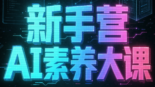 破局俱乐部·破局行动新手营AI素养大课-智点网
