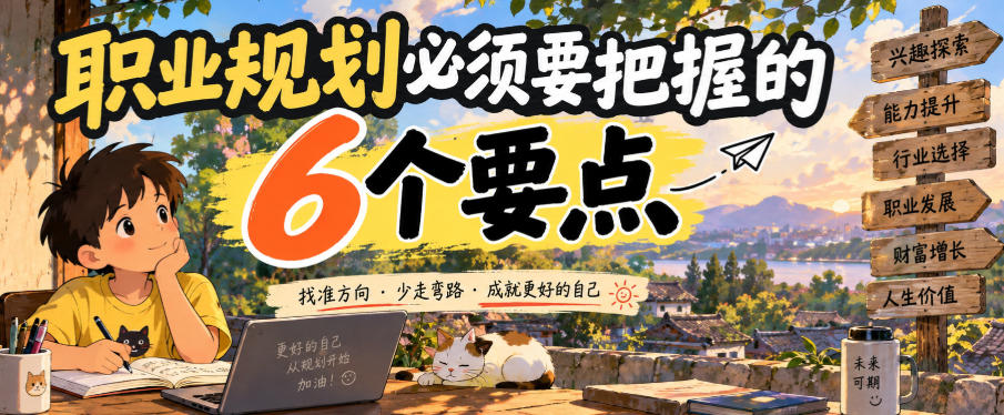 付费文章：职业规划必须要把握的6个要点-智点网