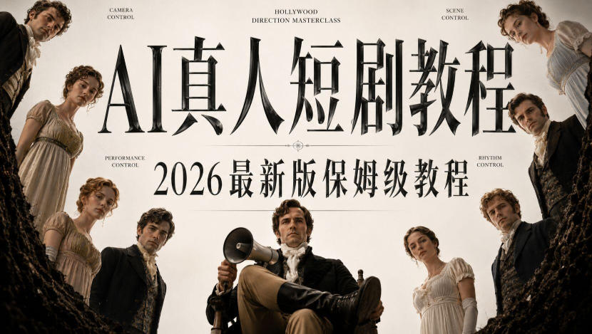 AI真人短剧制作全流程，AI视频大佬专为零基础研制的AI短剧教程，保姆级教程，新手一学就会！-智点网