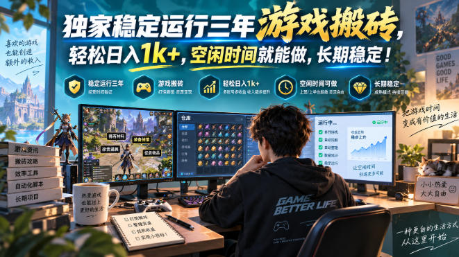 三款AI自动化游戏副业，日入千元，可批量矩阵操作适合新手小白！-智点网