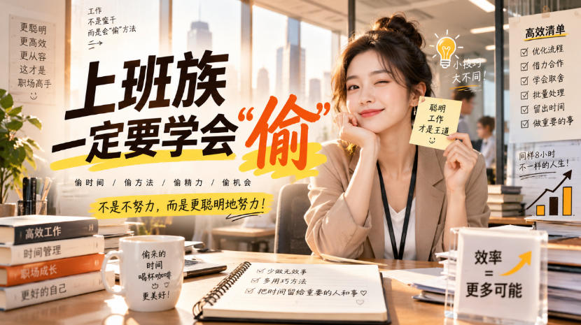 某社群精选付费文：上班族一定要学会“偷“-智点网