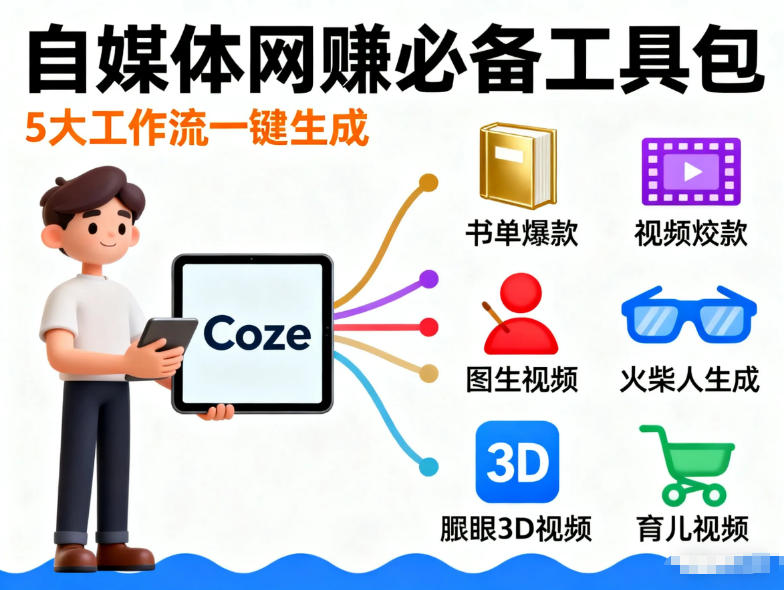 Coze工作流合集，内容一共100份左右，内容丰富，可以提供工作效率-智点网