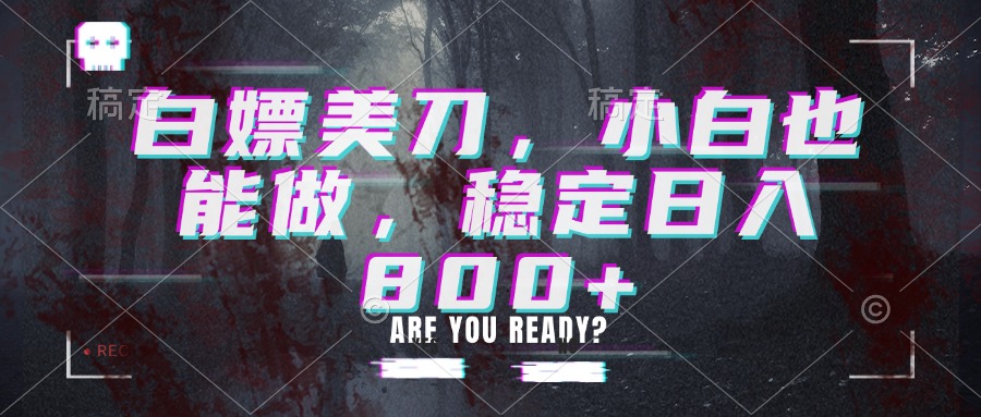 白嫖美刀，小白也能做，稳定日入800+-智点网
