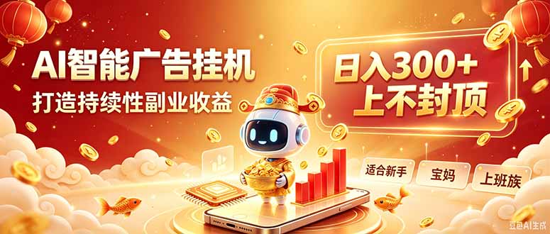 告别手动干活！AI自动化，解锁线上被动收益-智点网