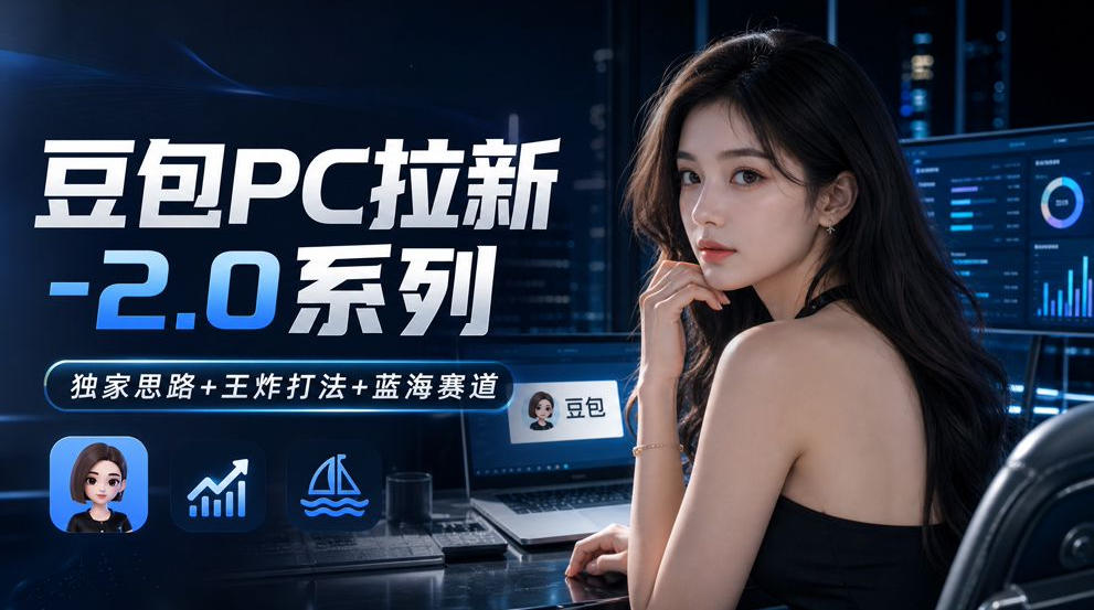 豆包PC拉新2.0系列-独家思路+王炸打法+蓝海赛道-智点网