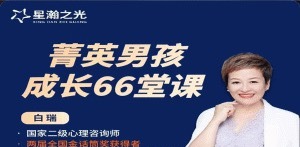 白大姐菁英男孩成长在线视频课66堂-亲子教育-智点网
