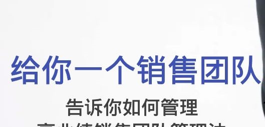 告诉你如何管理一个销售团队,高业绩销售团队管理法(89节课)-团队管理-智点网