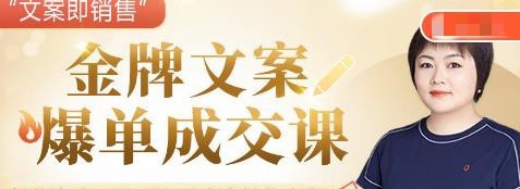 金牌文案爆单成交课，从0到1写出高转化文案-销售技巧-智点网