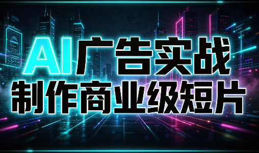 AI广告实战制作商业级短片-智点网